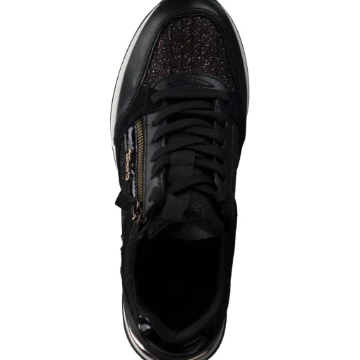 Tamaris 23703, Sneakers Low, Damen, BLACK/COPPER