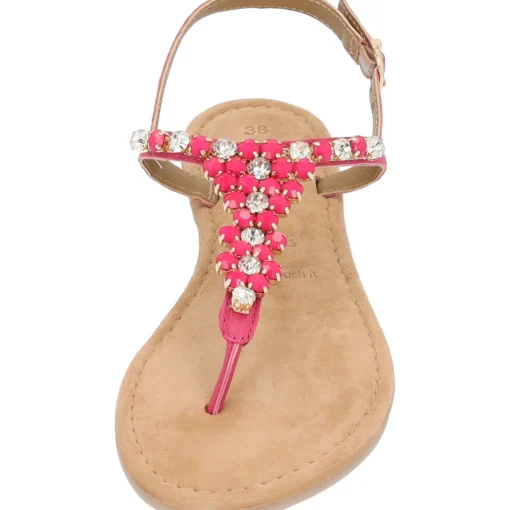 Tamaris 28124, T-Steg-Sandalen, Damen, FUXIA