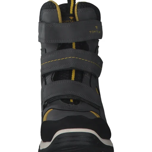 Tom Tailor 4272004 , Winterstiefel, Herren, coal-black-yellow