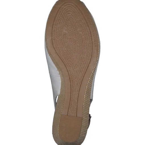 Tommy Hilfiger FW0FW04788, Keilsandaletten, Damen, Weiß (Ivory)