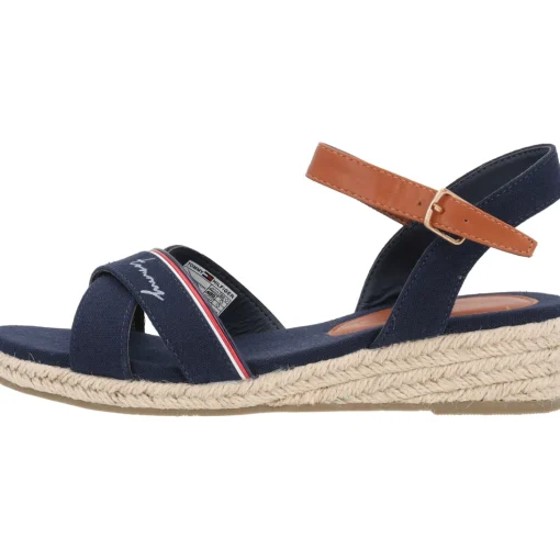 Tommy Hilfiger T3A7-32187, Keilsandaletten, Kinder, Blau