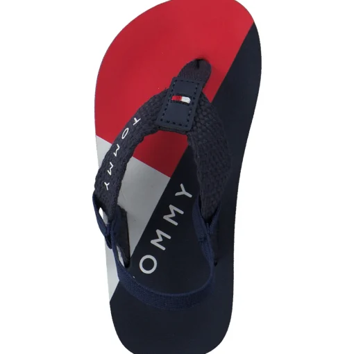 Tommy Hilfiger T1B2-30746, Badelatschen, Kinder, Blau