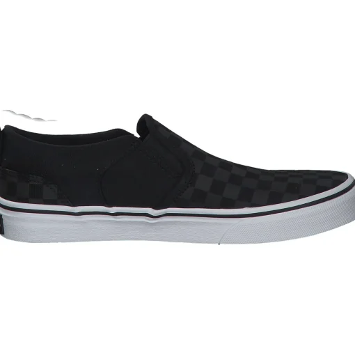 Vans Asher Checkers VN000VH0, Sneakers Low, Kinder, Schwarz
