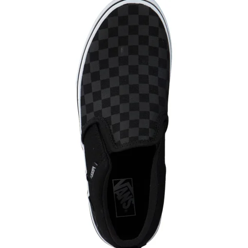 Vans Asher Checkers VN000VH0, Sneakers Low, Kinder, Schwarz