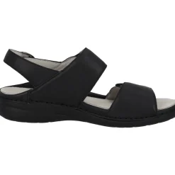Waldläufer Gunna 204001, Sandaletten, Damen, schwarz